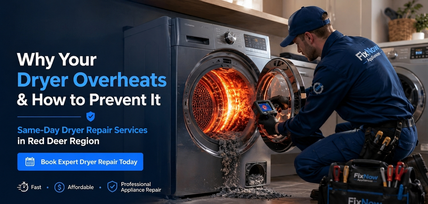 Why Your Dryer Overheats & How to Prevent It | Dryer Repair Red Deer Region